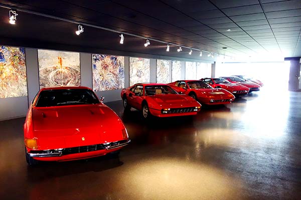 A unique collection of Ferraris